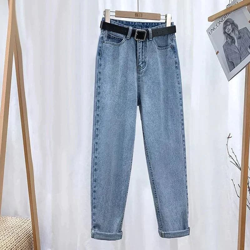 Valenzora | Jeans High Waist Straight Leg Klassisches 5-Pocket-Design Lässiger Komfort
