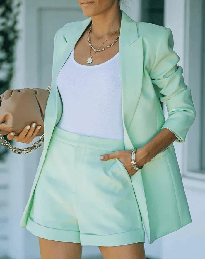 Valenzora | Blazer & Shorts Set