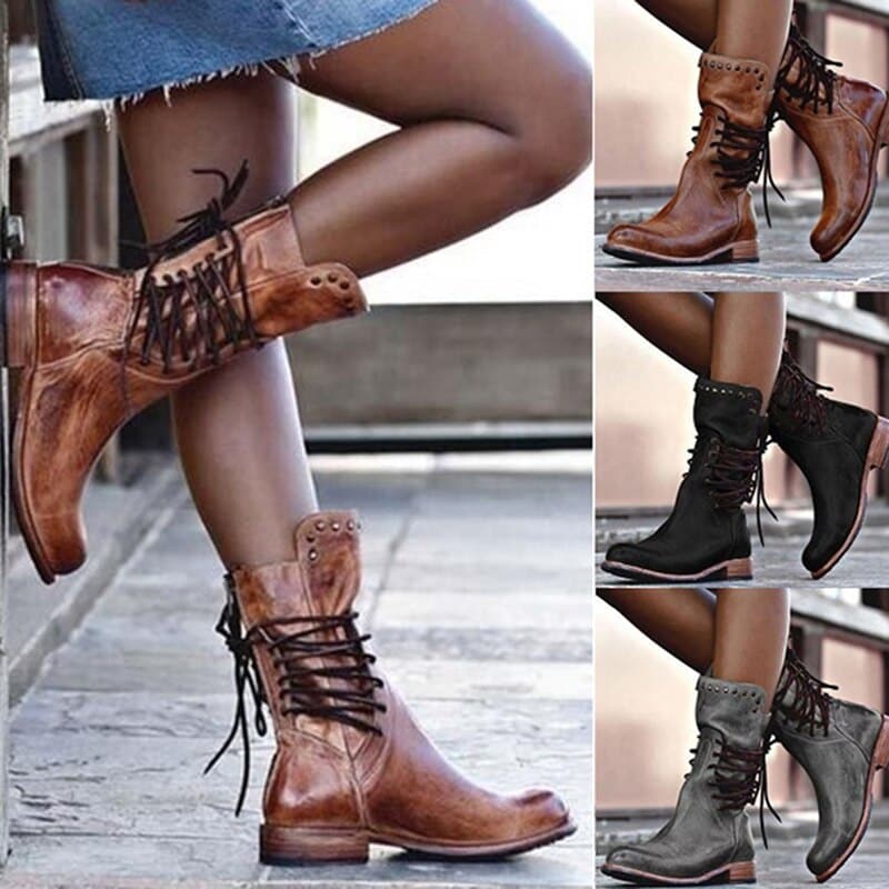 Valenzora | Elegante Lederstiefel für Damen