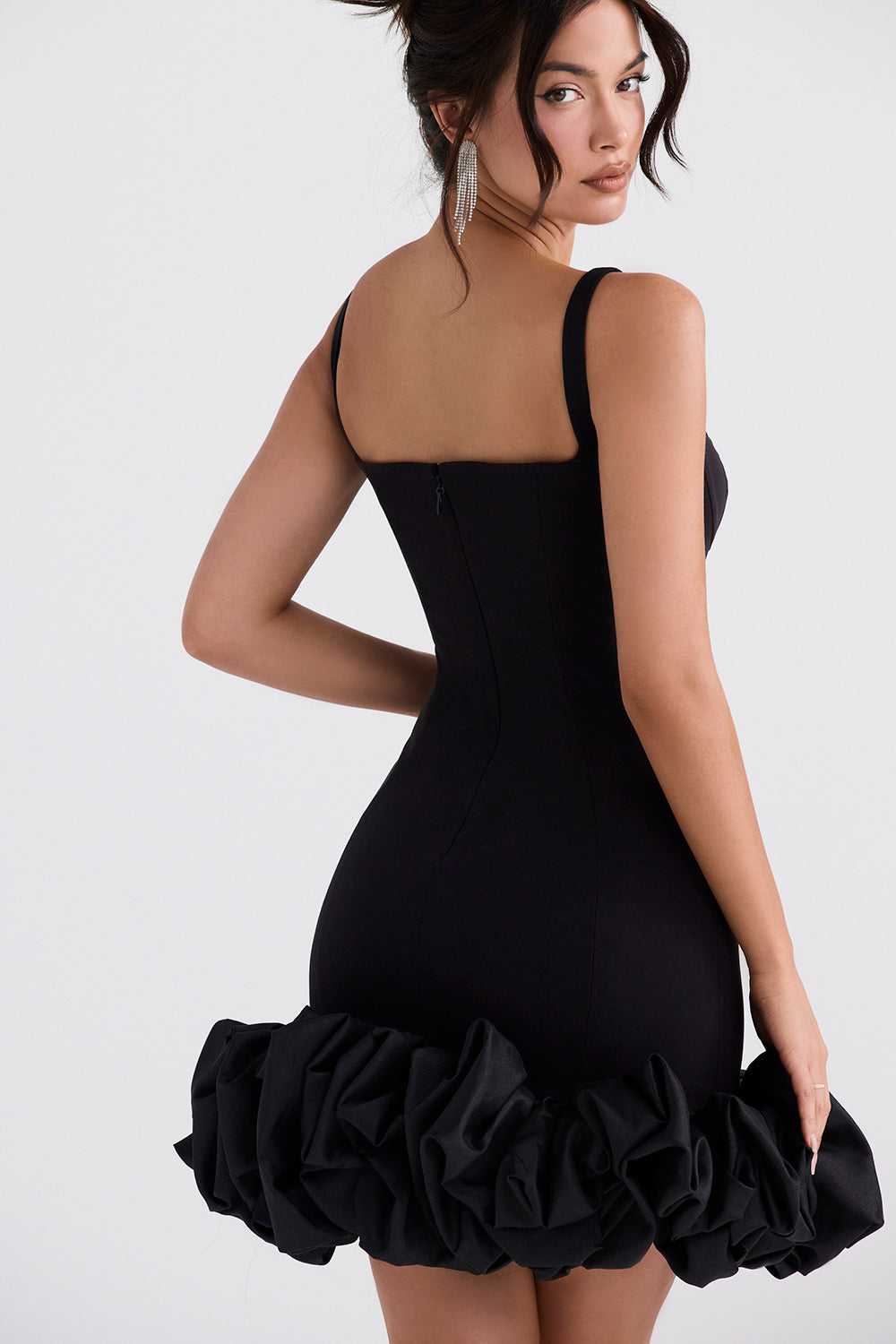 Valenzora | Ärmelloses Kleid mit Rüschensaum für Damen