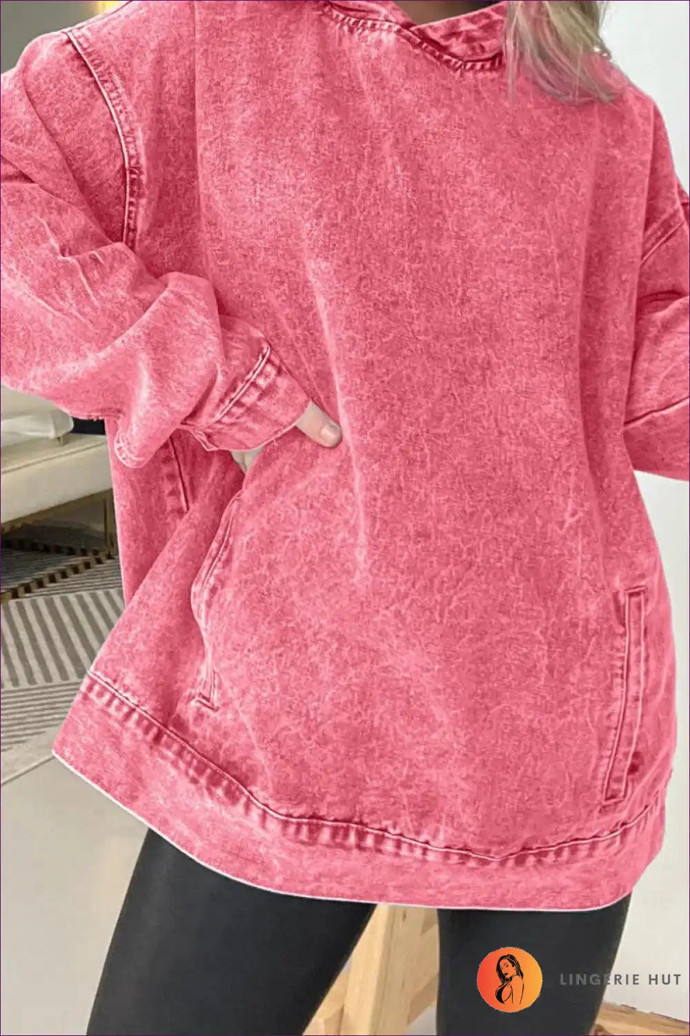 Valenzora | Stylisher lässiger Jeans-Hoodie – Mühelos cool