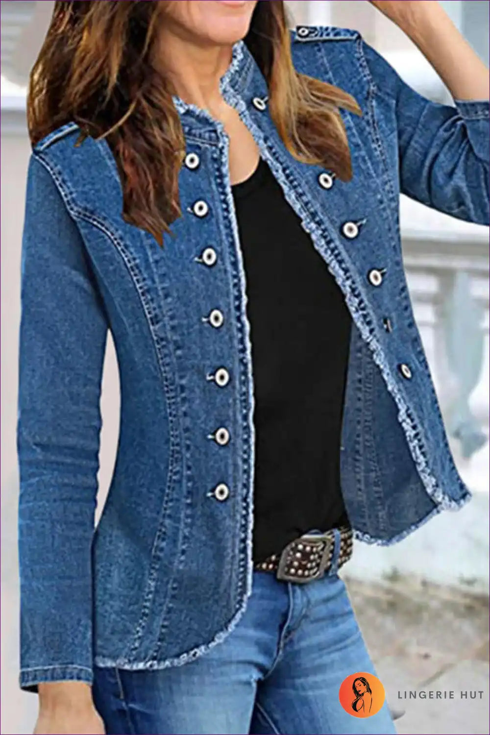 Valenzora | Vintage Chic Taillierte Jeansjacke – Zeitloser Stil für moderne Frauen