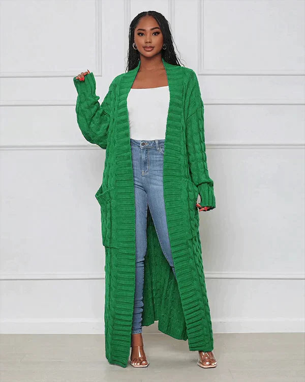 Valenzora Cardigan | Stylische, trendige Oversized-Strickweste für Damen