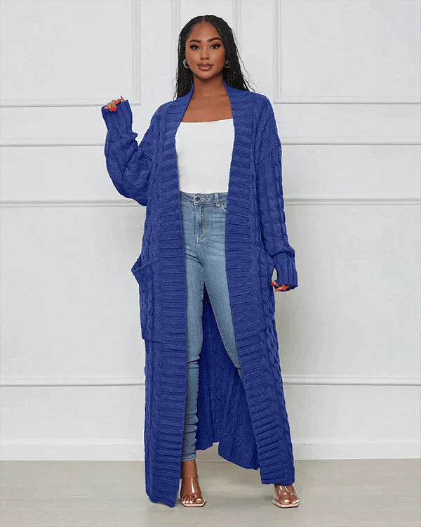 Valenzora Cardigan | Stylish, trendy oversized knitted vest for women