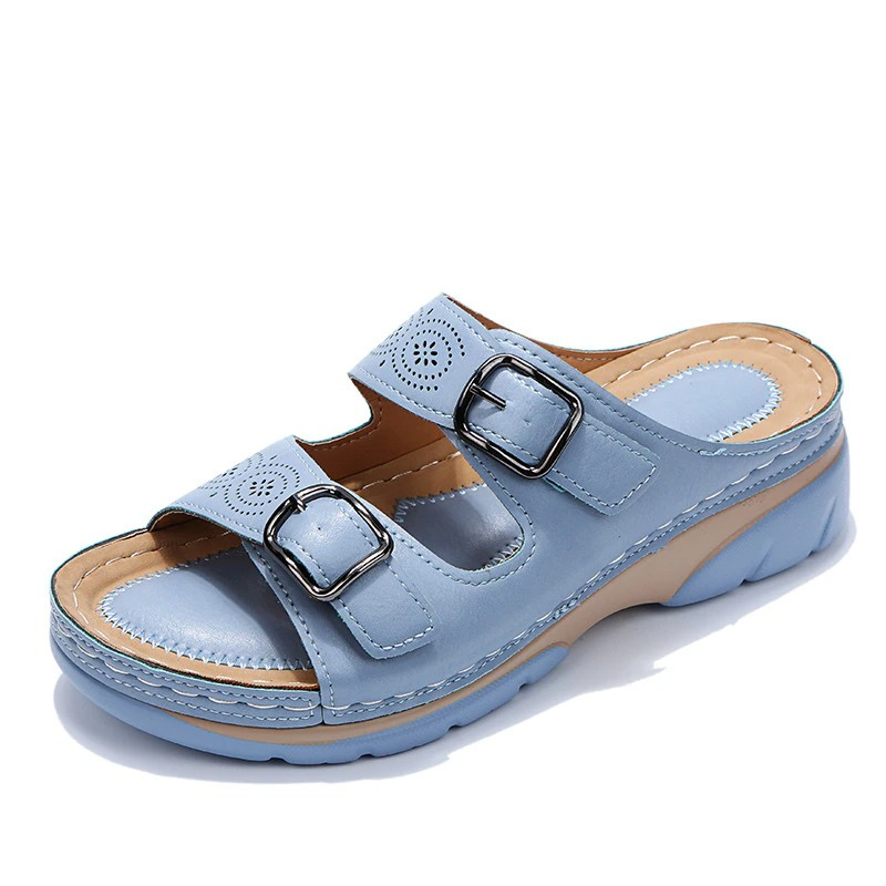Valenzora | Orthopädische Ledersandalen Bequeme Sandalen für den Sommer