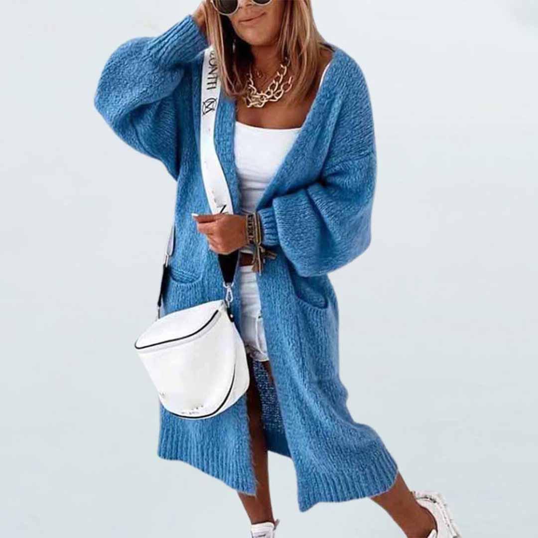 Valenzora | Cardigan Comfy Long Damenstrickjacke