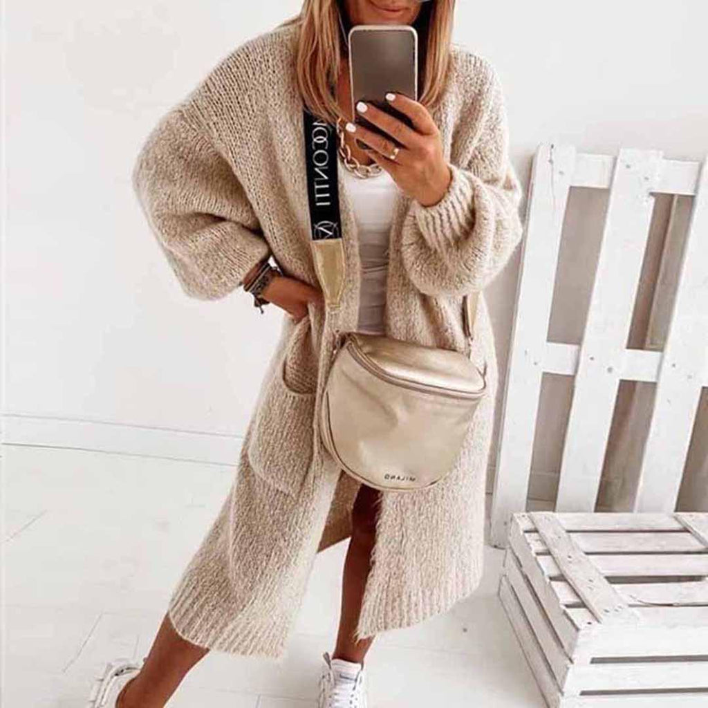 Valenzora | Cardigan Comfy Long Damenstrickjacke