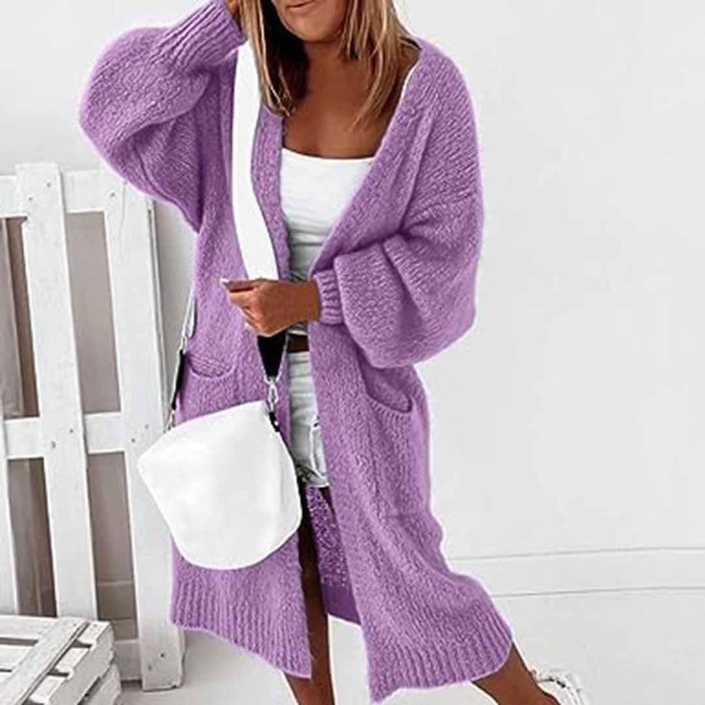 Valenzora | Cardigan Comfy Long Damenstrickjacke