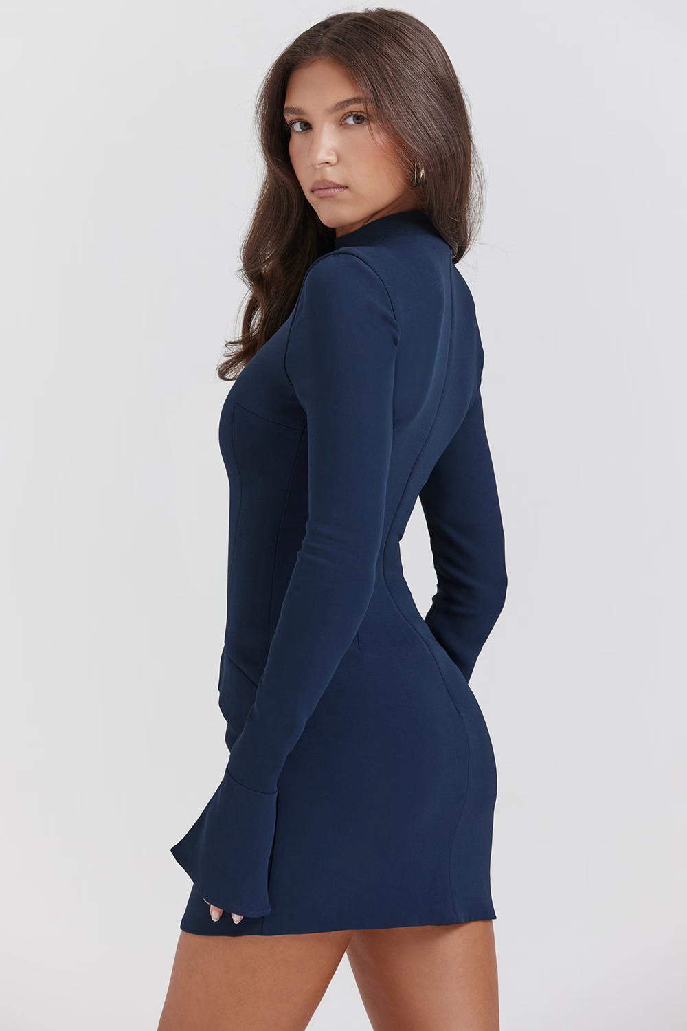 Valenzora | Enganliegendes Minikleid mit Taschen aus Strick