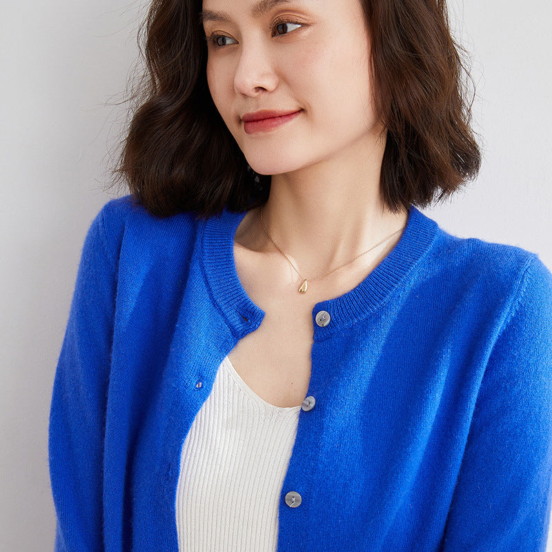 Valenzora | Kuscheliger Cardigan mit zartem Muster