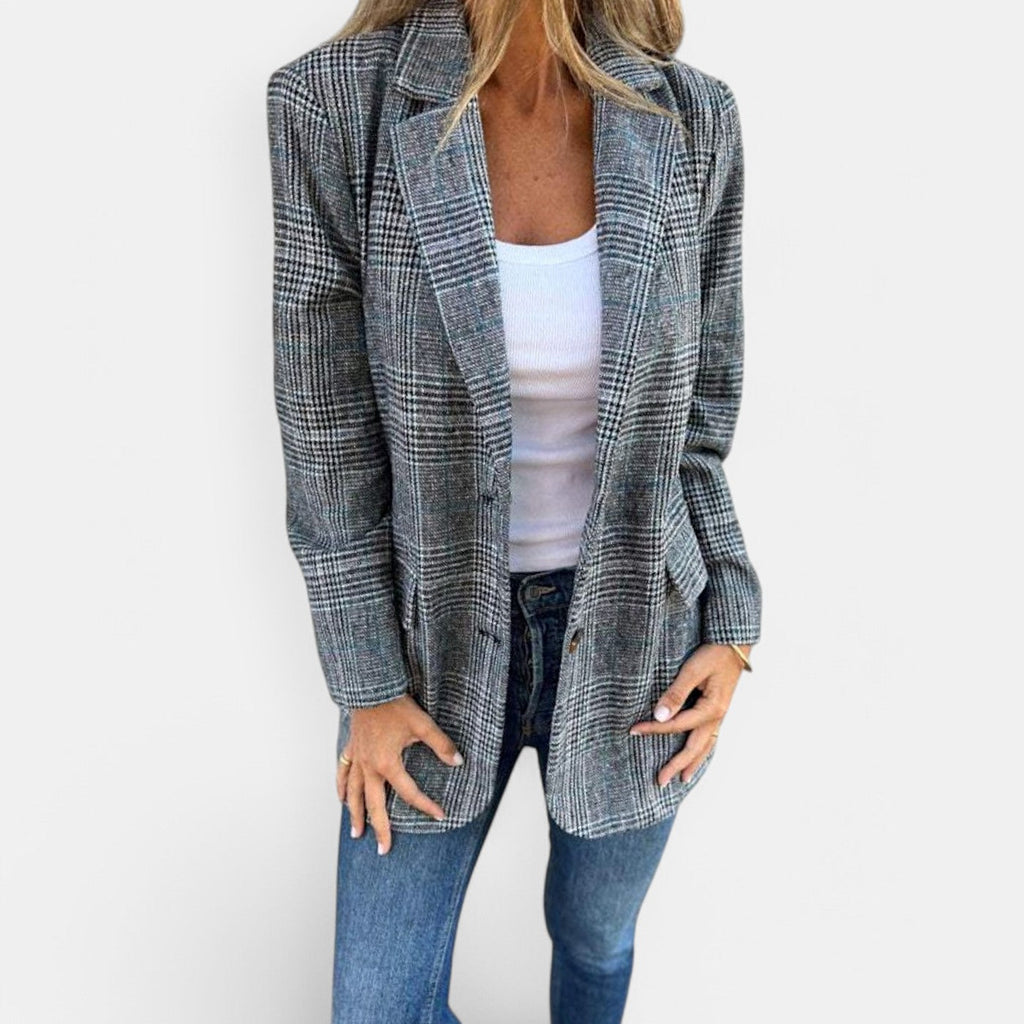 Valenzora | Classic Check Blazer