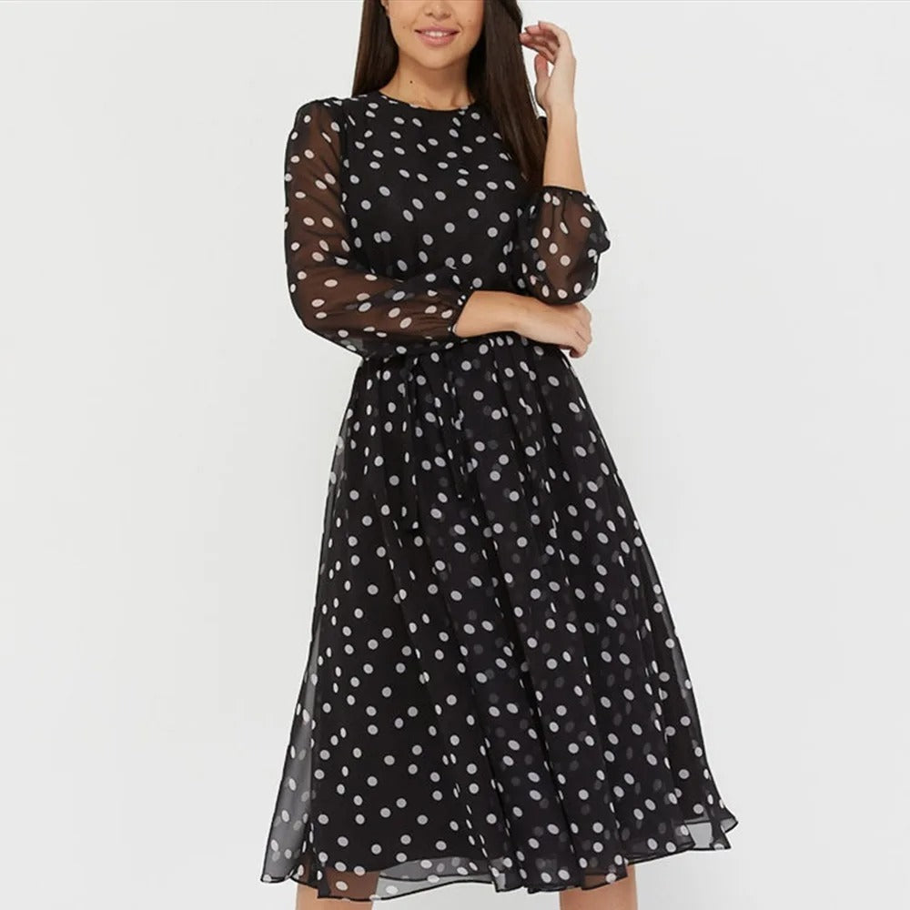 Valenzora | Polka Dot Dress for Women