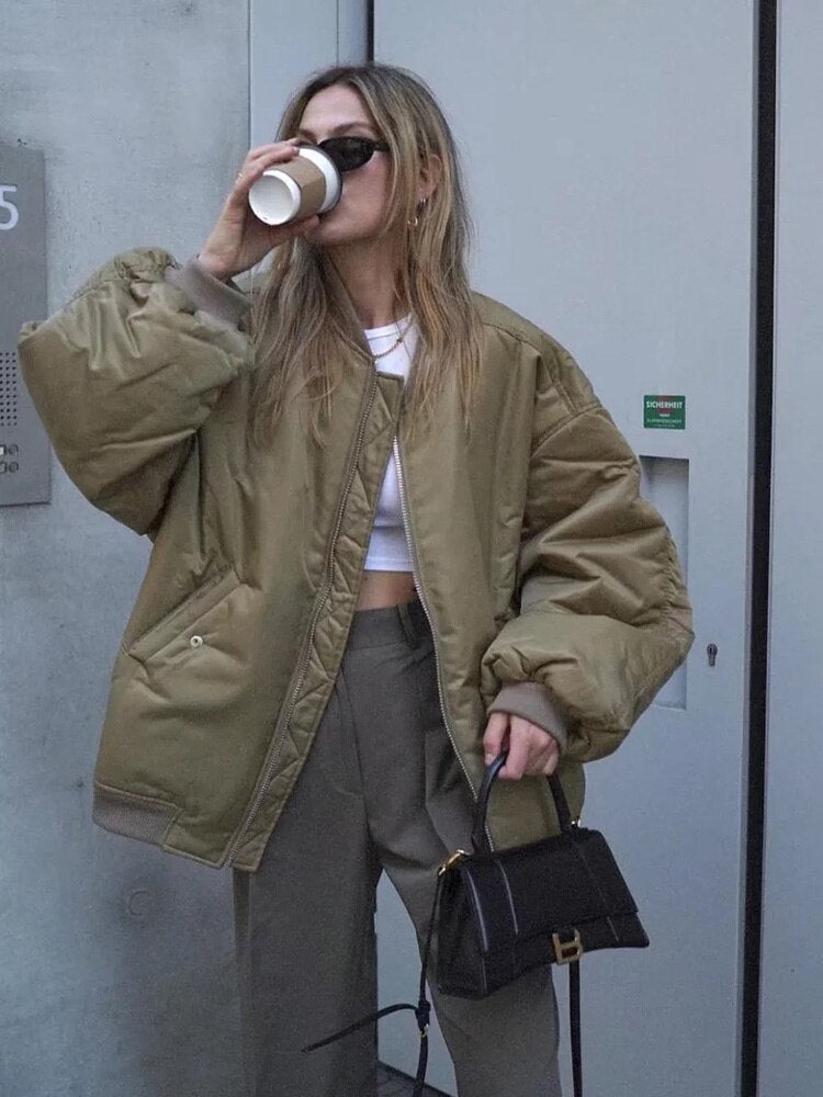 Valenzora | Oversized Bomberjacke für Damen
