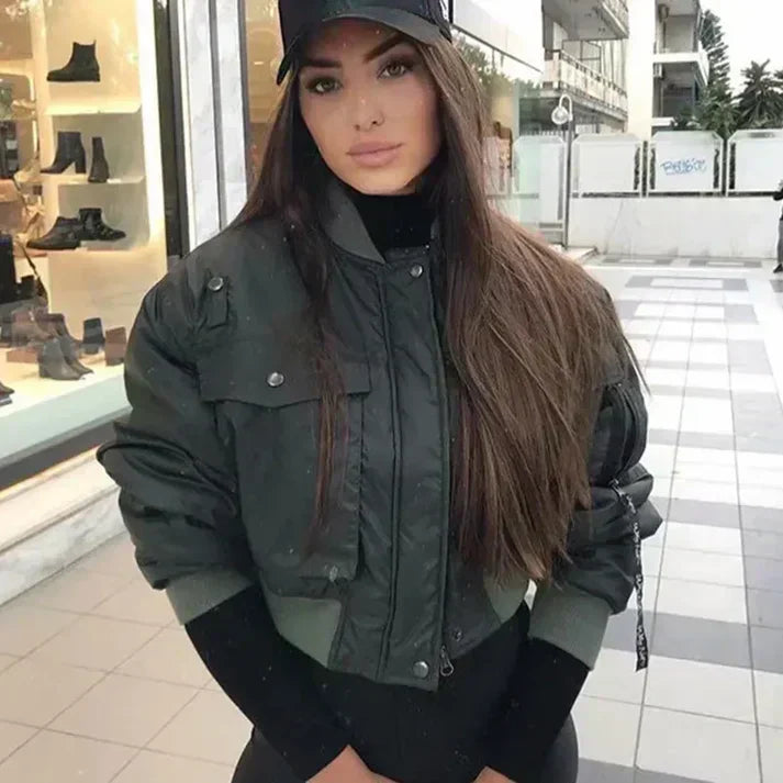 Valenzora | vielseitige Damen Bomberjacke