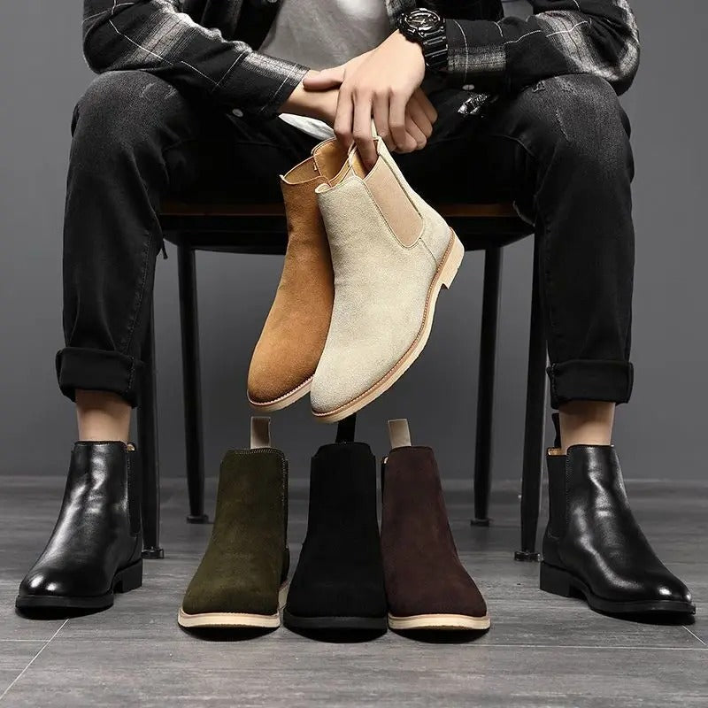Valenzora | Suede Chelsea boots