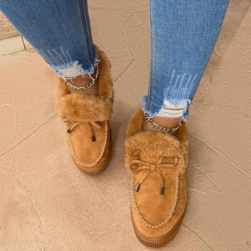 Valenzora | Warm slippers with fur for winter