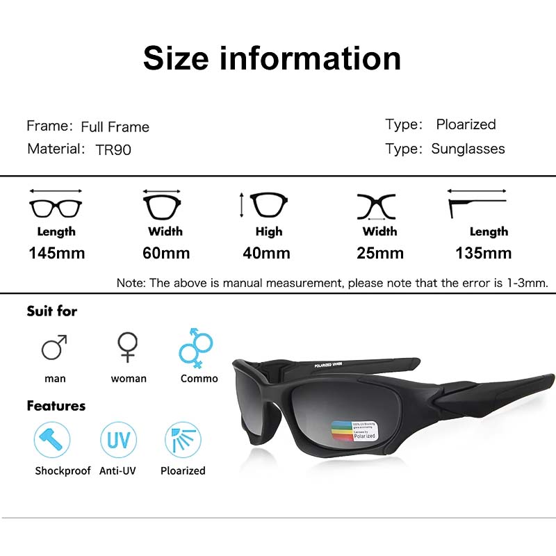 Valenzora | Adventure Pro Polarisierte Motorrad-Sonnenbrille für klare Sicht