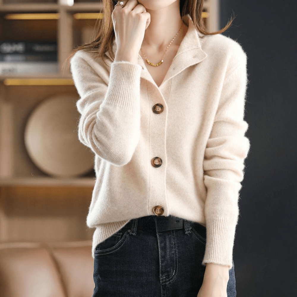 Valenzora | Stylischer Kaschmir-Cardigan für Damen