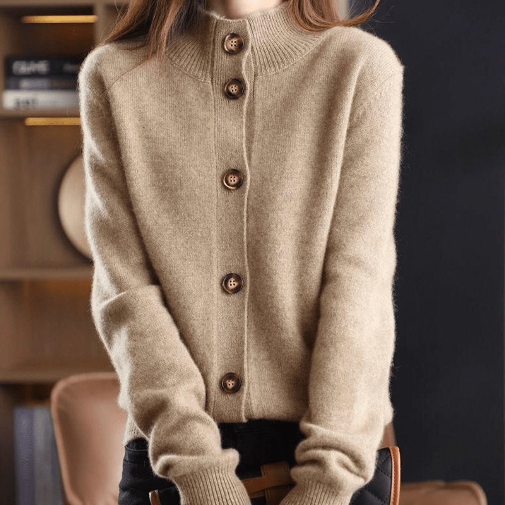 Valenzora | Button-Up Cashmere Vest for Women