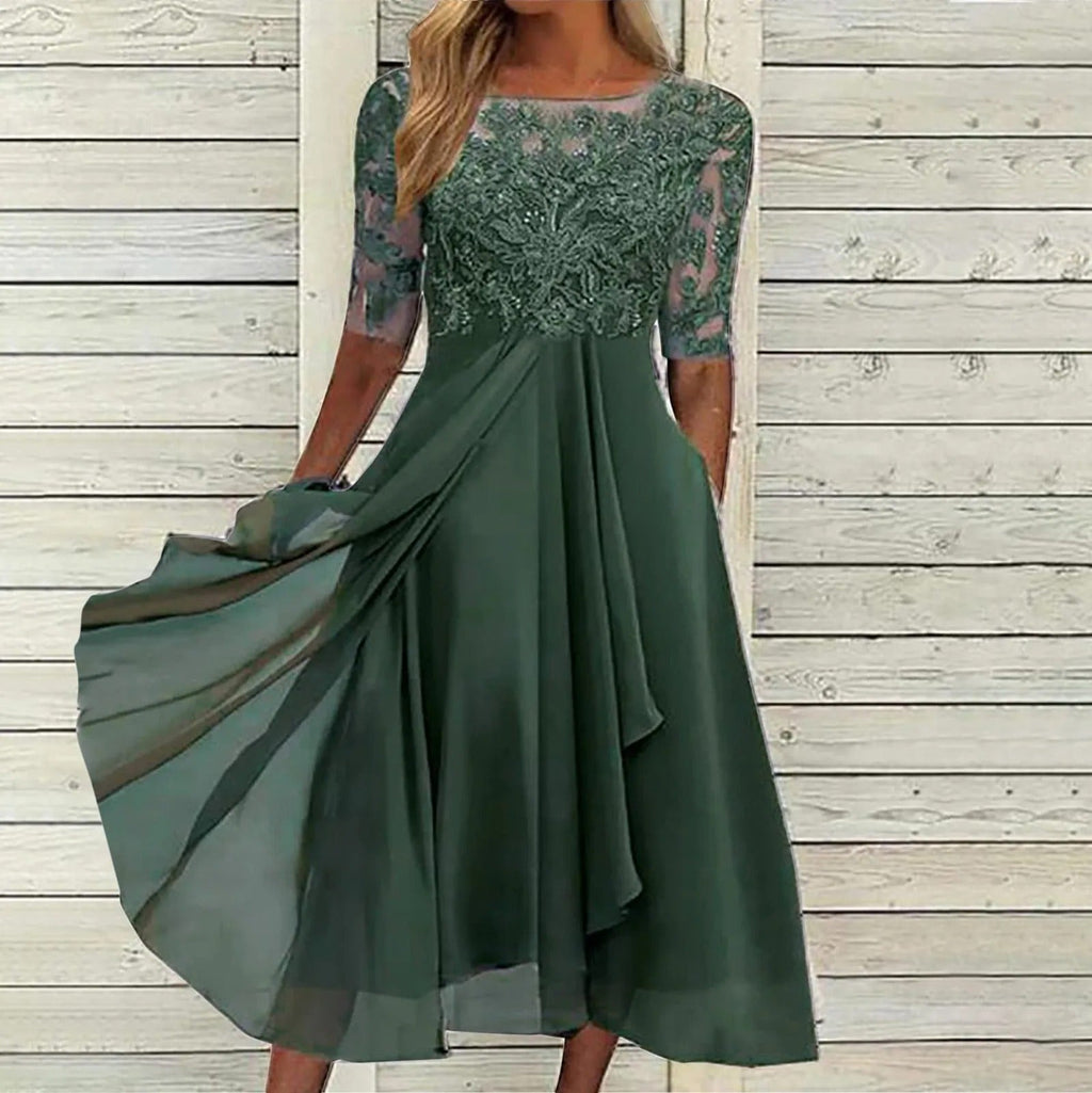 Valenzora | Elegantes Spitzenkleid für Damen. Zeitlos, feminin & perfekt für besondere Anlässe.