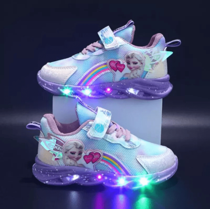 Valenzora | Farbenfrohe, leuchtende Kindersneaker