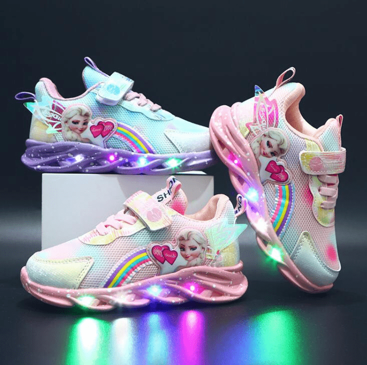 Valenzora | Farbenfrohe, leuchtende Kindersneaker