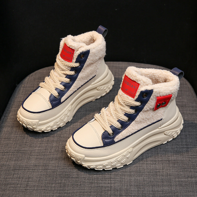 Valenzora – Wasserdichte Plüsch-Stiefeletten