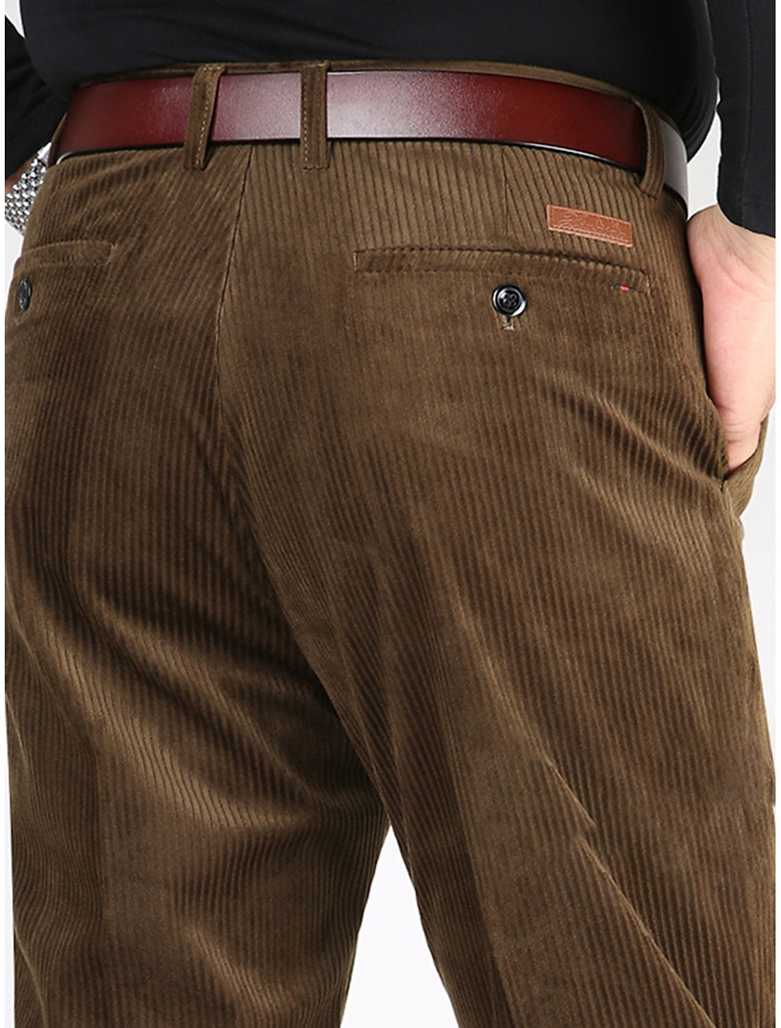 Valenzora | Fashionable corduroy trousers for summer with stylish pockets