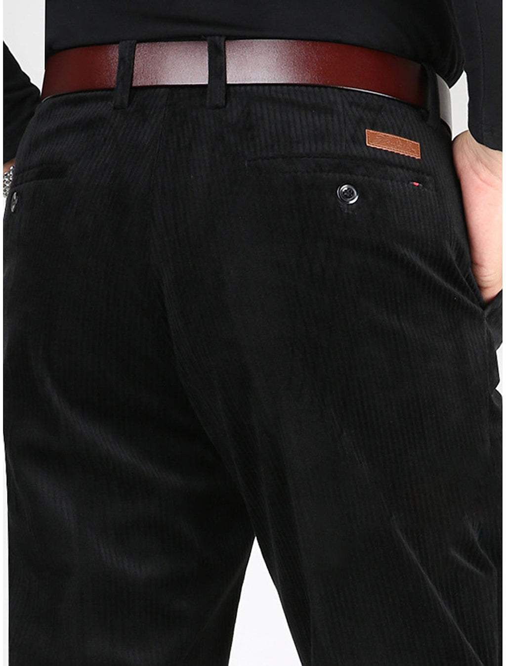 Valenzora | Fashionable corduroy trousers for summer with stylish pockets