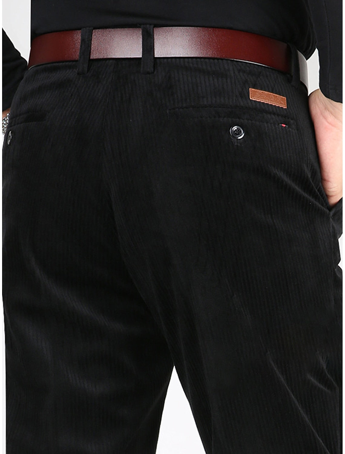 Valenzora | Fashionable corduroy trousers for summer with stylish pockets
