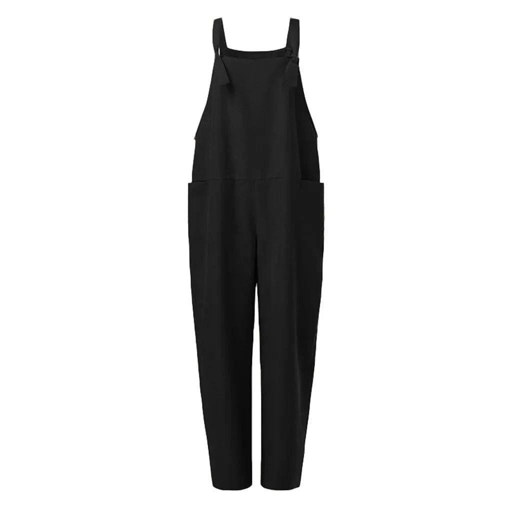 Jumpsuit aus locker gewebtem Polyester und Elasthan