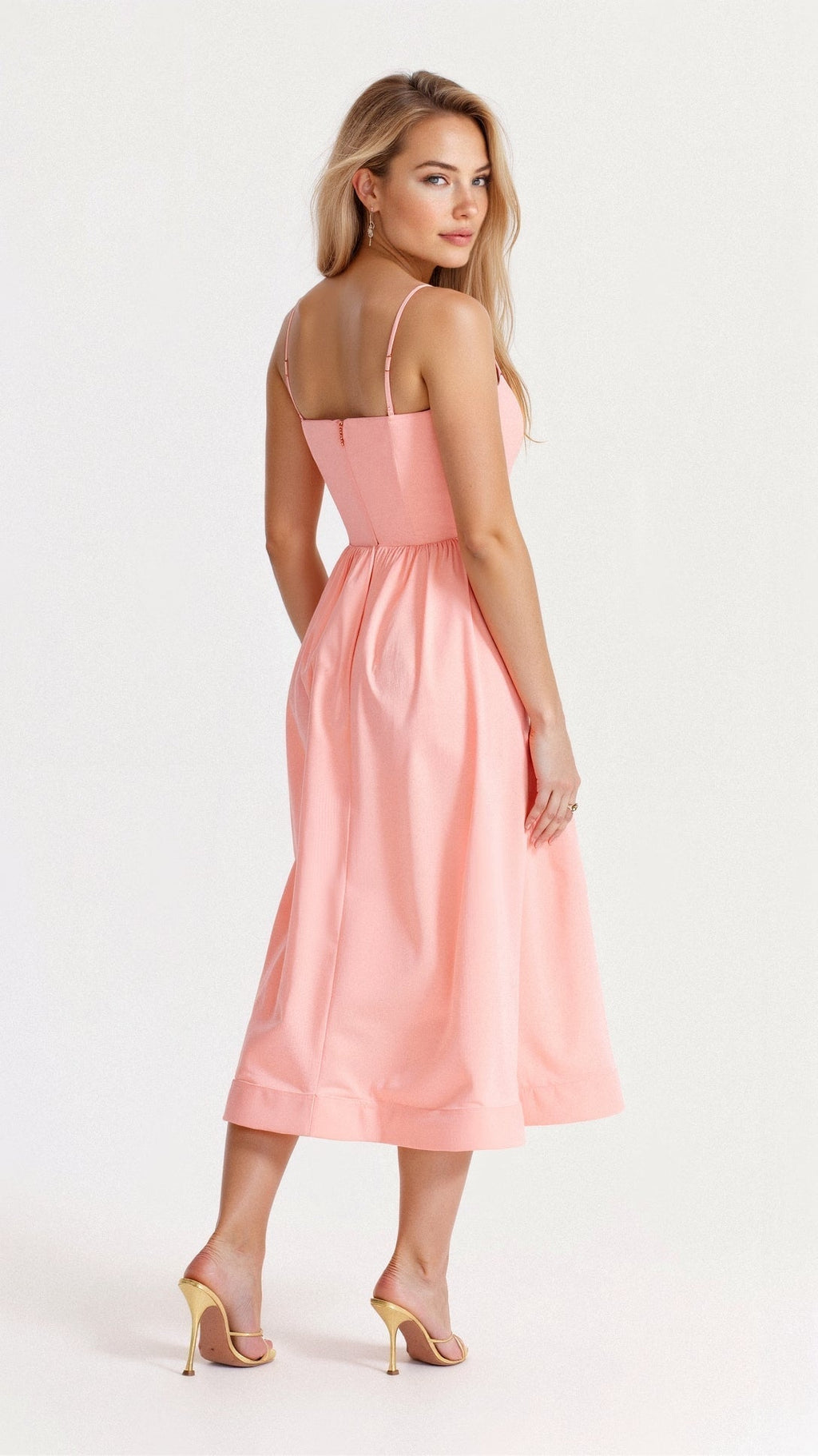 Valenzora | Elegantes ärmelloses Midikleid für Damen