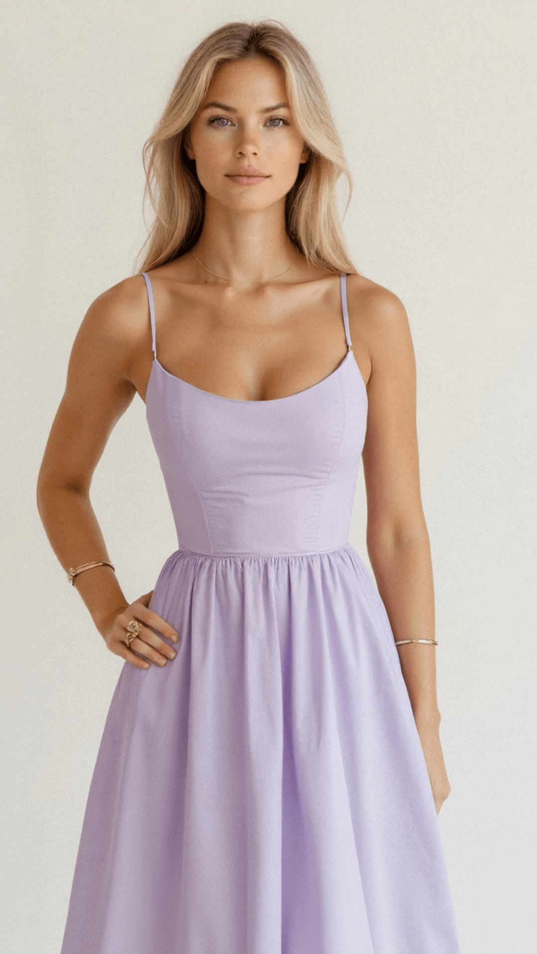 Valenzora | Elegantes ärmelloses Midikleid für Damen