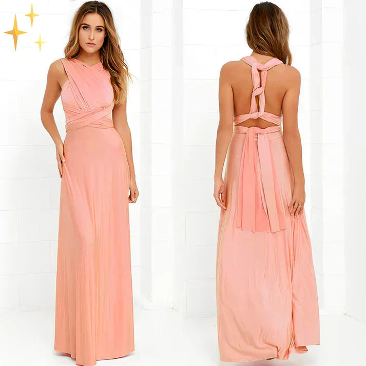 Valenzora | Versatile Elegant Dress in a Versatile Wrap Look