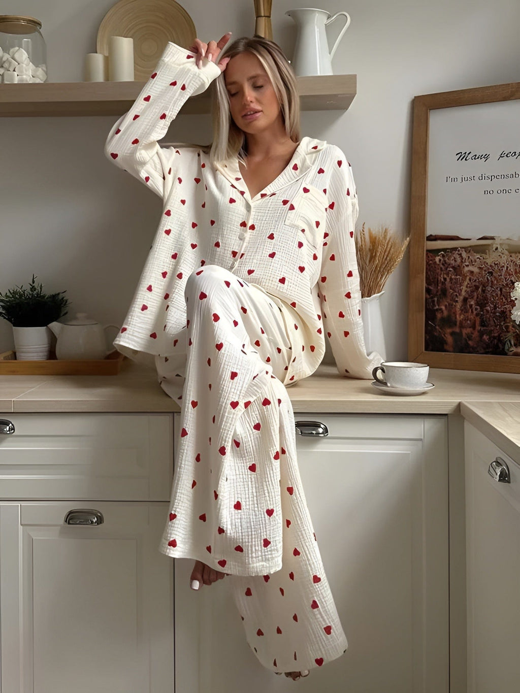 Valenzora | Pyjama-Set Aesthetic Heart