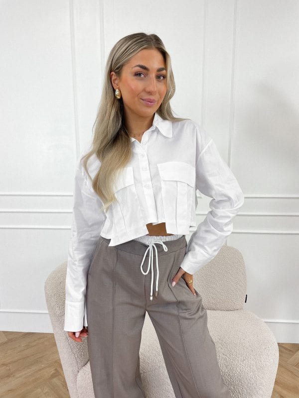 Valenzora | Crop Blouse Top
