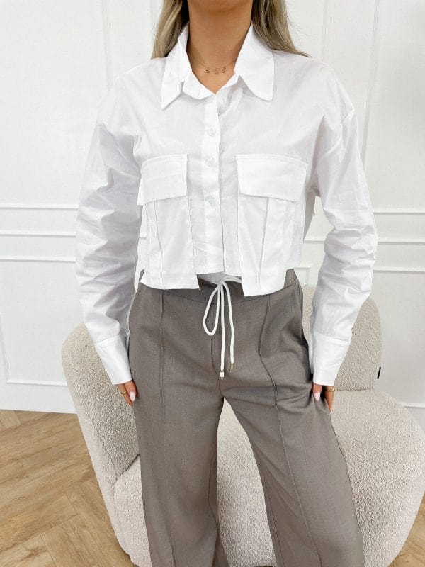 Valenzora | Crop Blouse Top