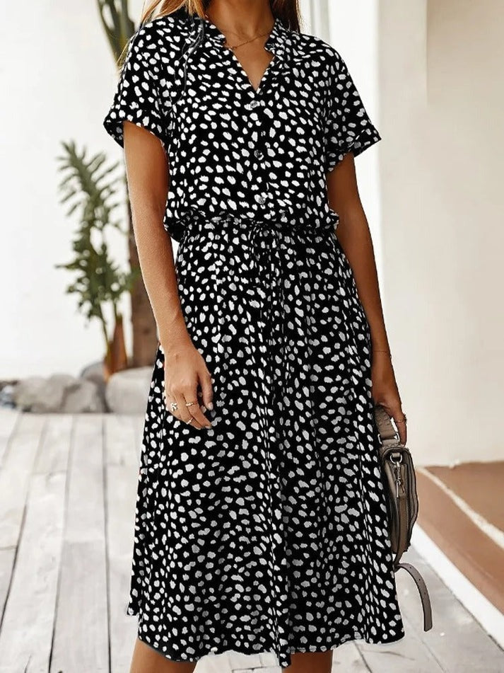 Valenzora | Elegant long-sleeved winter dress for women