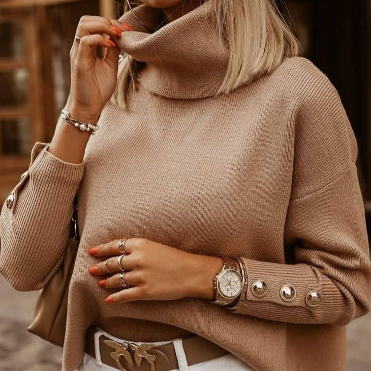 Valenzora | Elegant roll-neck sweater for women