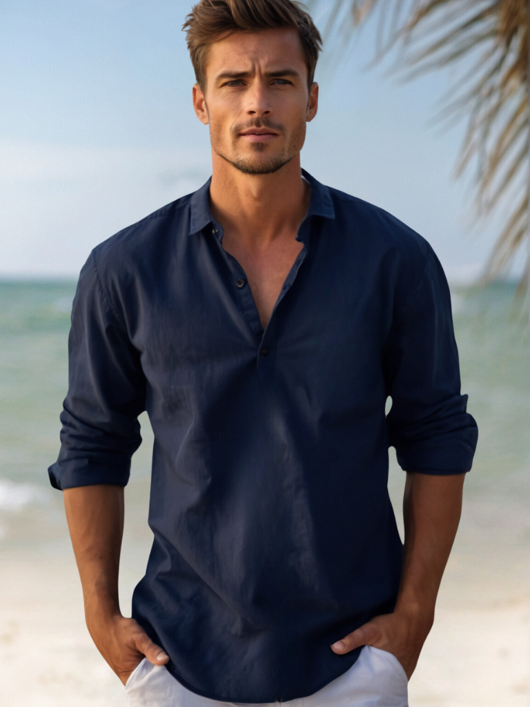 Valenzora | Linen shirt with breathable fabric