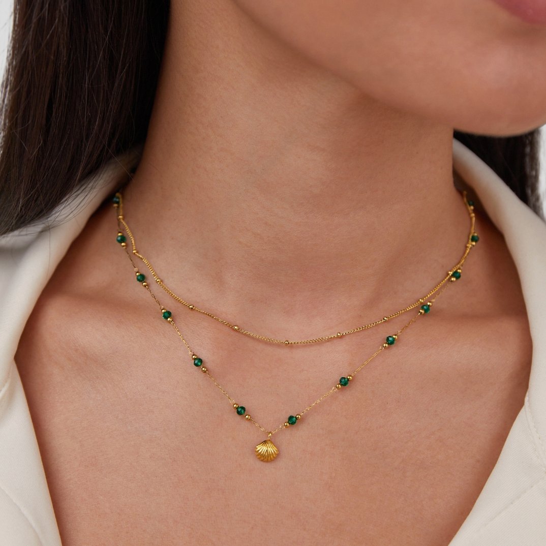 Valenzora | Gold-plated layered necklace for women