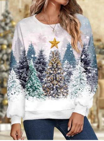Valenzora - Elegant Christmas Sweatshirt