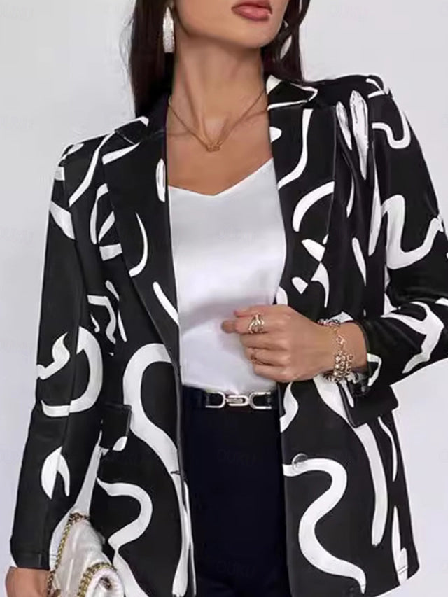 Valenzora | Stylish women's blazers with print