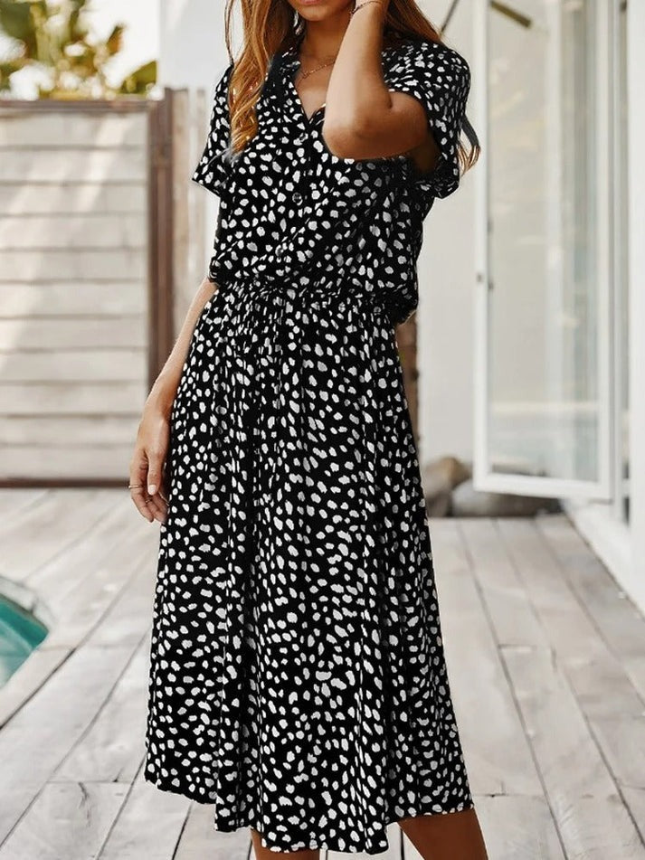 Valenzora | Fließendes Boho-Kleid