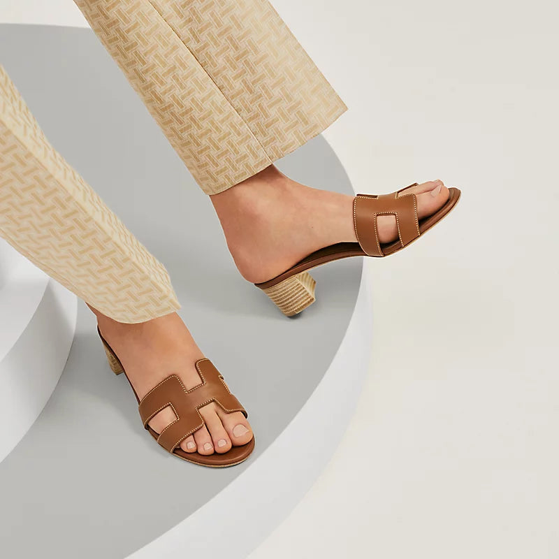 Valenzora | Bequeme, rutschfeste Luxus-Sandalen mit Absatz