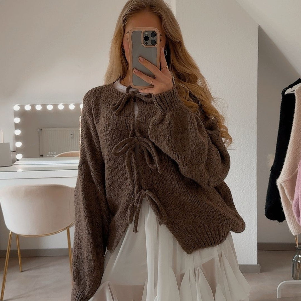 Valenzora | Cardigan with bows