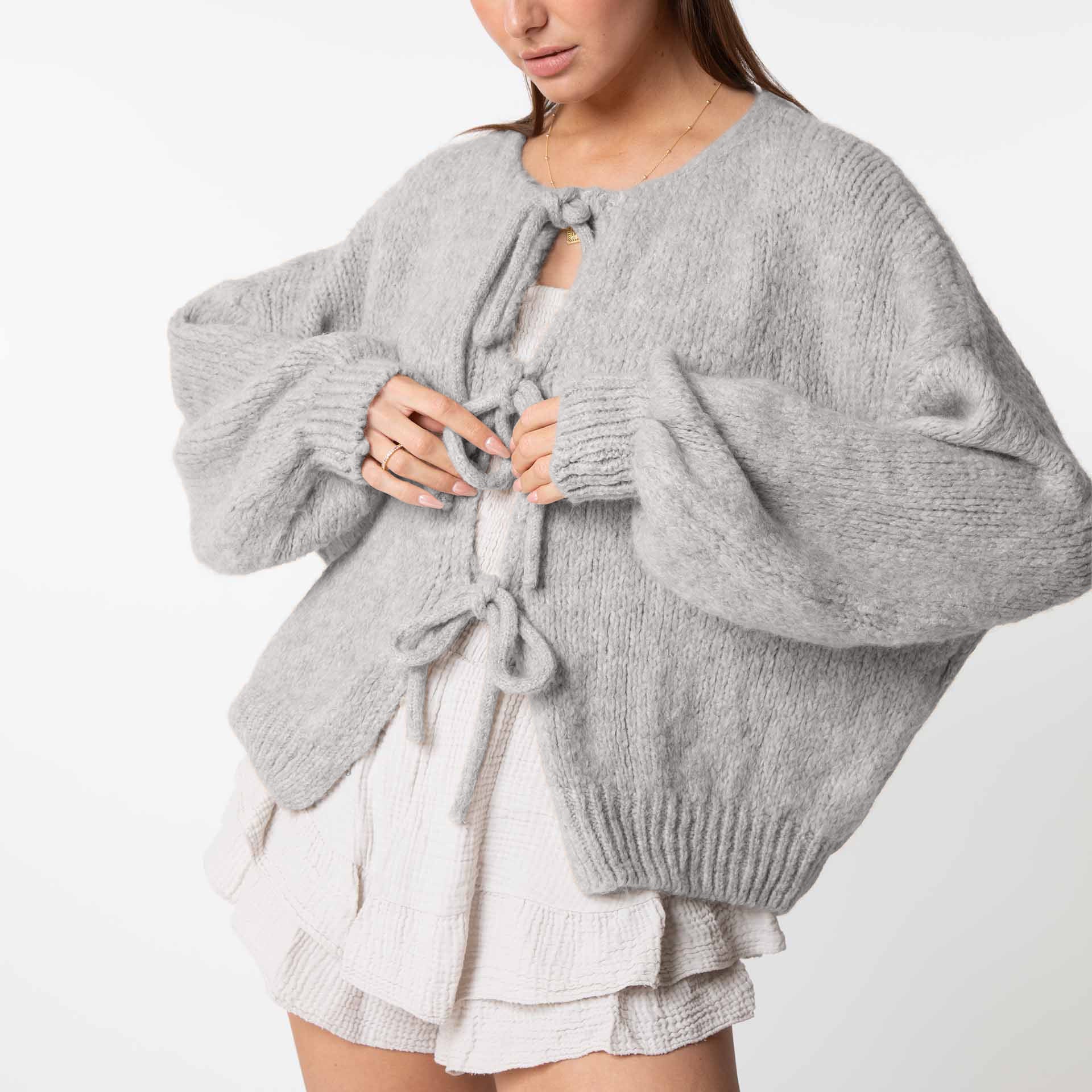 Valenzora | Cardigan with bows