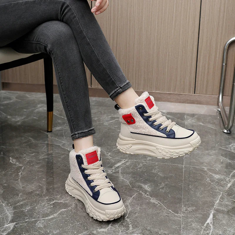 Valenzora | Waterproof Plush Ankle Boots