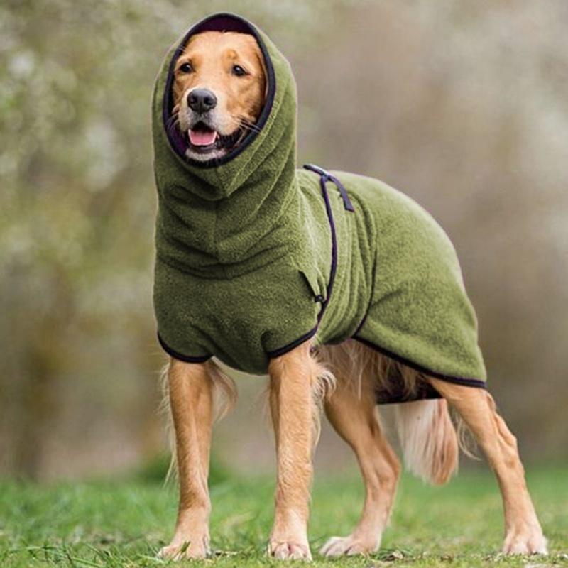 Valenzora | Comfortable Warm Dog Towel Coat with Adjustable Buckle
