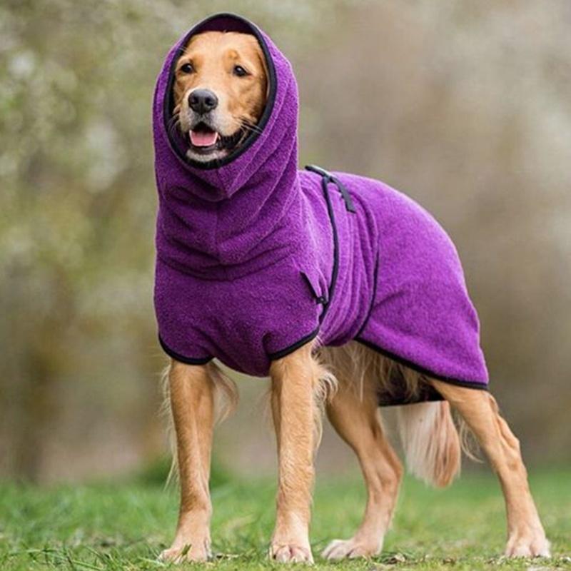 Valenzora | Comfortable Warm Dog Towel Coat with Adjustable Buckle
